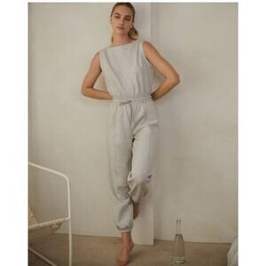 YPB neoKnit by Abercrombie & Fitch Jumpsuit Jogger Pant - Heather Gray Sz XL NWT